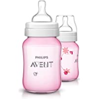 Los mejores  - Philips AVENT SCF573-21 260ml Polipropileno (PP) Rosa- Transparente- Color blanco - Biberón (Rosa- Transparente- Color…